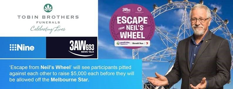 Escape from Neil’s Wheel: Good Friday Appeal Fundraiser