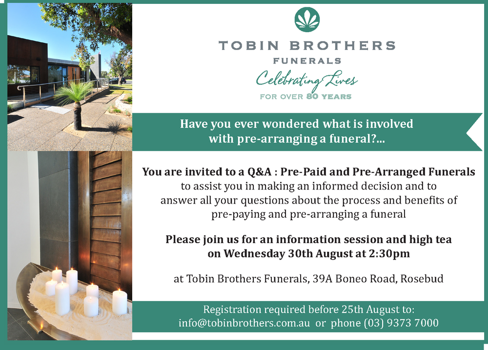 Rosebud Q&A session: Pre-Paid and Pre-Arranged Funerals